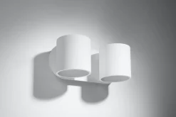 Up Down Wandlampe Weiß Aluminium Modern stylisch