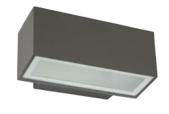 Up Down Wandleuchte Anthrazit IP54 B:22cm