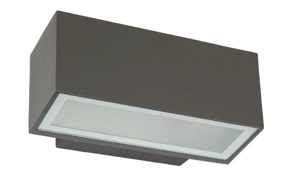 Up Down Wandleuchte Anthrazit IP54 B:22cm