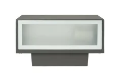 Up Down Wandleuchte Anthrazit IP54 B:22cm