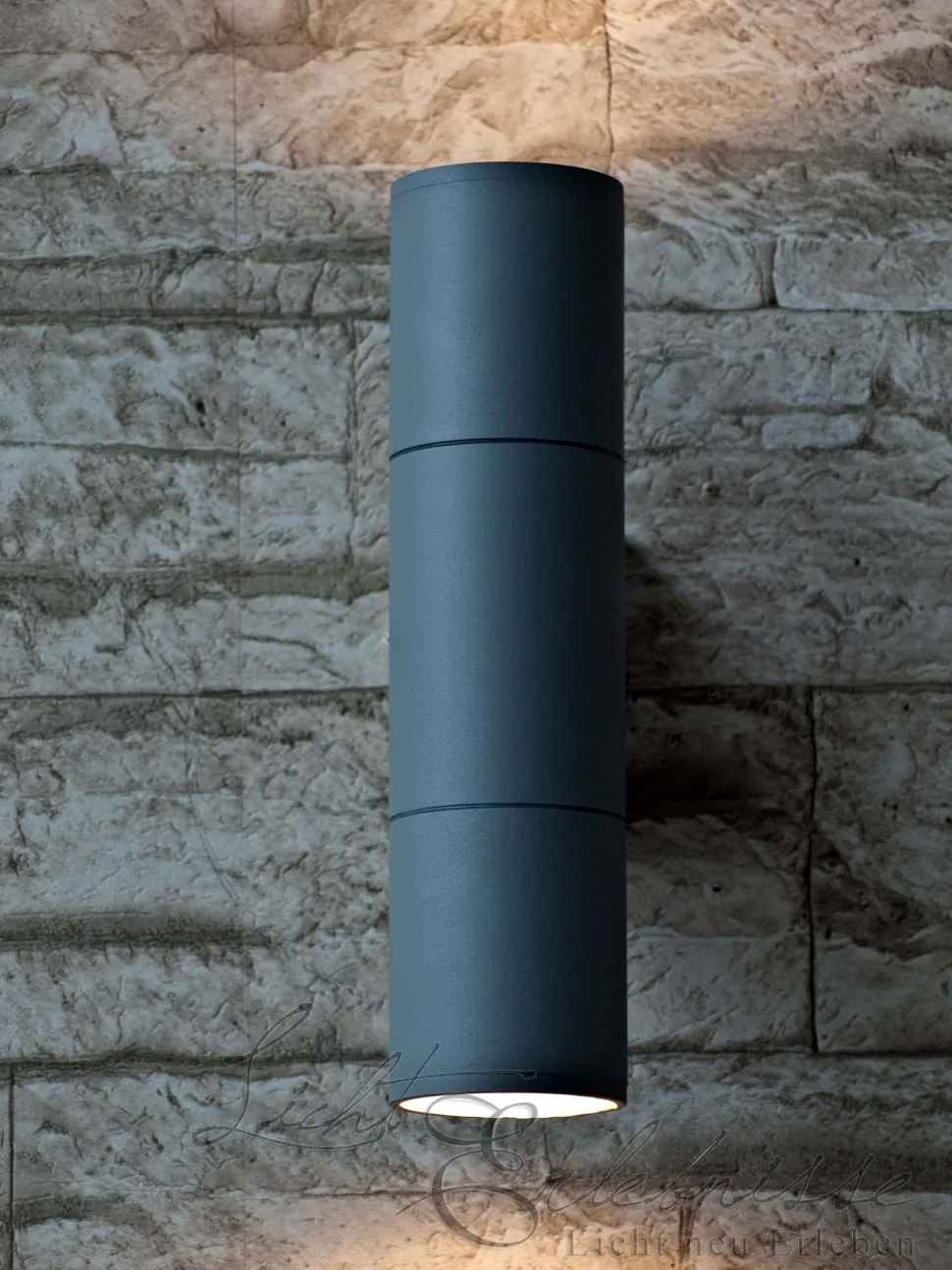 Up&Downstrahler Aussenleuchte in grau