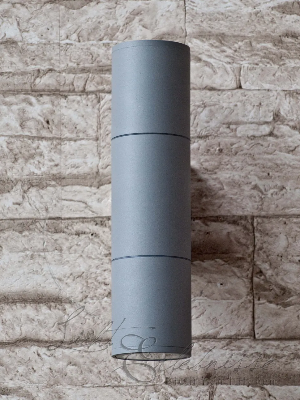 Up&Downstrahler Aussenleuchte in grau