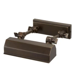 Verstellbare Bilderleuchte Wand in Bronze klein