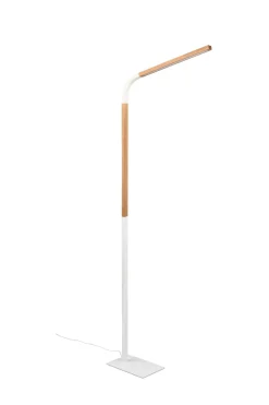 Verstellbare LED Stehlampe dimmbar Metall Weiß 1400 lm