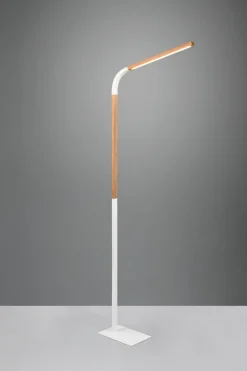 Verstellbare LED Stehlampe dimmbar Metall Weiß 1400 lm