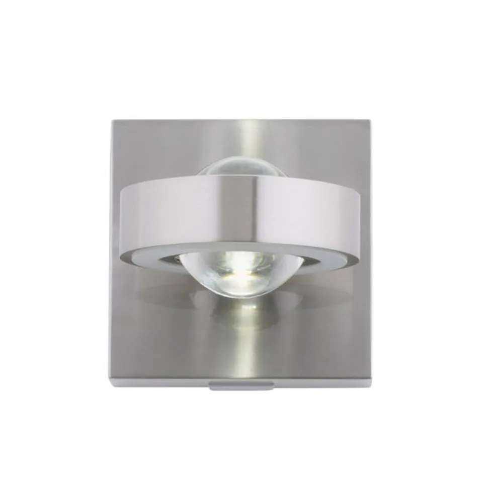 Verstellbare LED Wandspot in Stahl RGB dimmbar T:16 cm