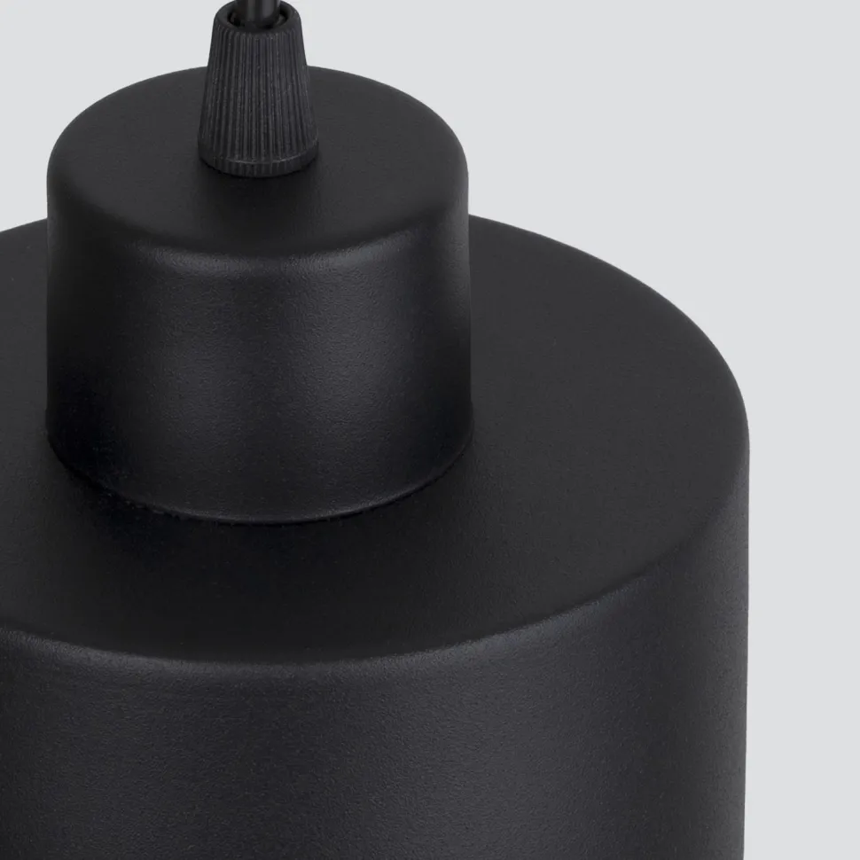 Verstellbare Pendelleuchte Schwarz Metall 3-flammig E27