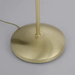 Verstellbare Stehleuchte in Messing Dimmer Glas 163 cm