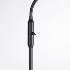 Verstellbare Stehleuchte Glasschirm blendarm inkl E14