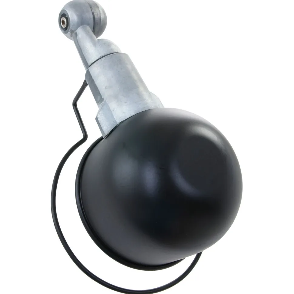 Verstellbare Tischlampe Metall in Schwarz Silber 68 cm