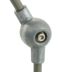 Verstellbare Tischleuchte Metall in Grün Silber 68 cm