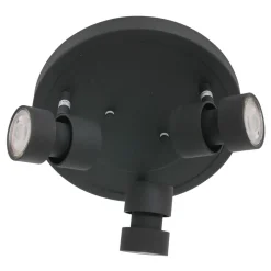 Verstellbarer Deckenspot Schwarz Ø27,5 cm inkl. GU10