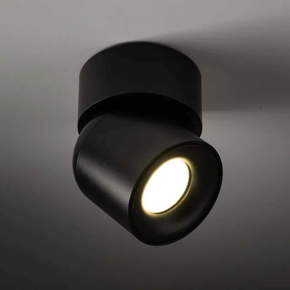 Verstellbarer Deckenstrahler Schwarz Metall GU10 IP65