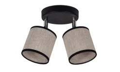 Verstellbarer Deckenstrahler blendarm Stoff E14 2-flmg