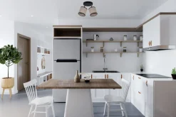 Verstellbarer Deckenstrahler blendarm Stoff E14 2-flmg