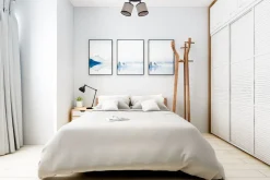 Verstellbarer Deckenstrahler blendarm Stoff E14 2-flmg