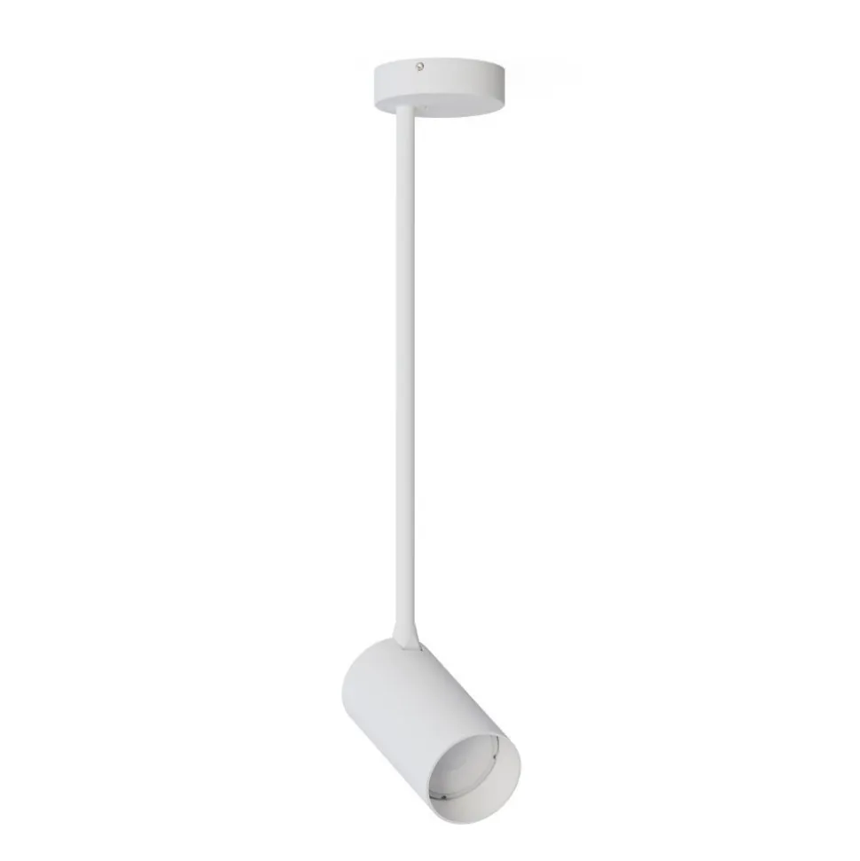 Vielseitige Deckenlampe Weiß H:41cm verstellbar GU10