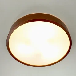 Vielseitige Deckenleuchte ARBARO Holz Modern rund