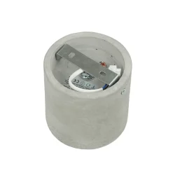 Vielseitiger Deckenspot Beton Ø10cm klein rund GU10