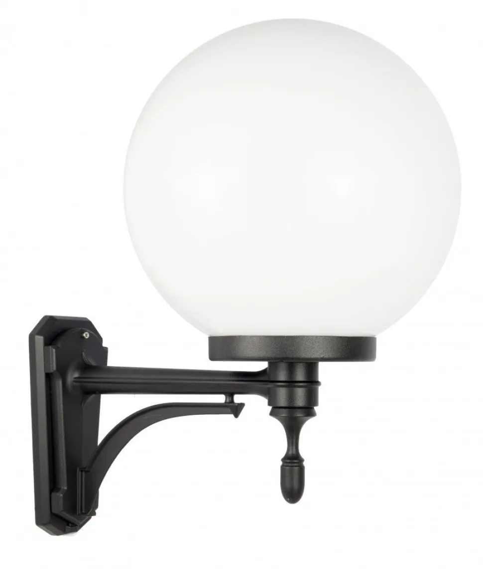 Vintage Außenleuchte Kugelschirm IP43 blendarm E27