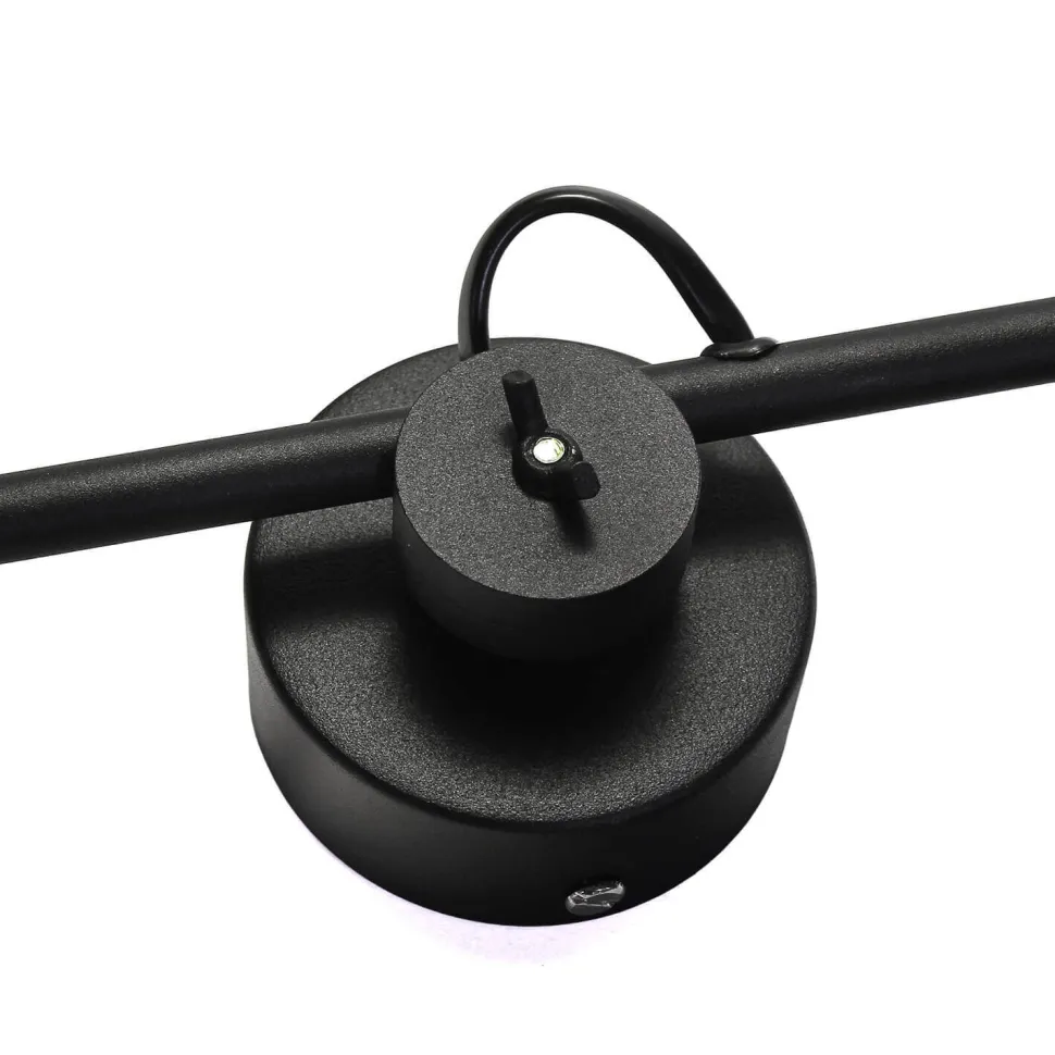 Vintage Deckenlampe Wohnzimmer Schwarz 2xE27 STICKS