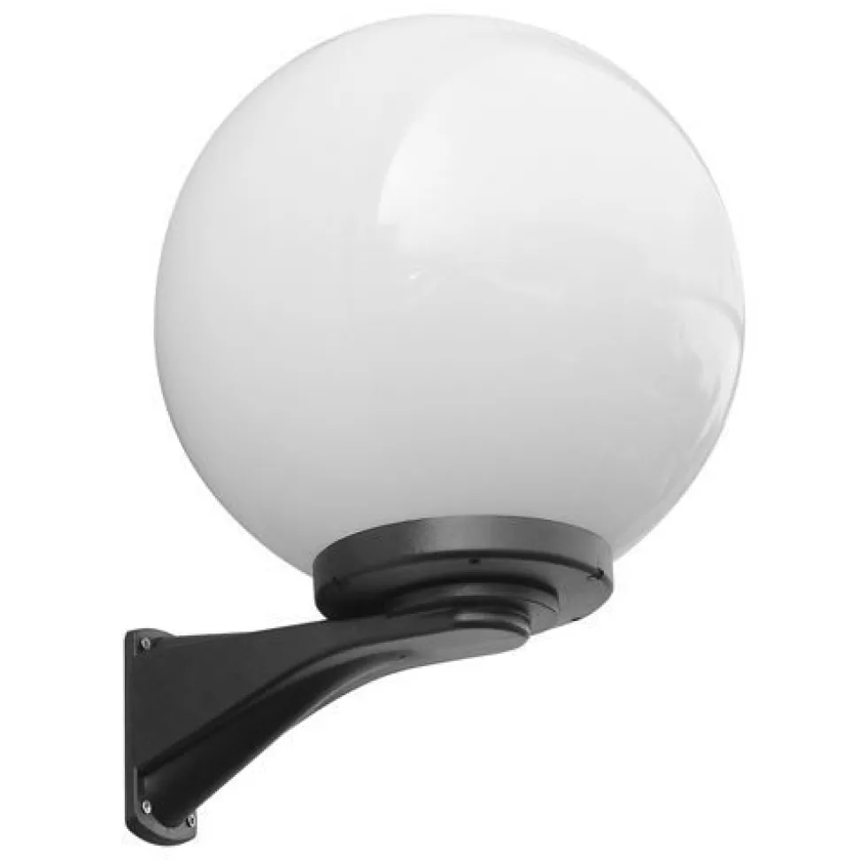Vintage Kugelleuchte Wand IP43 Schwarz Weiß
