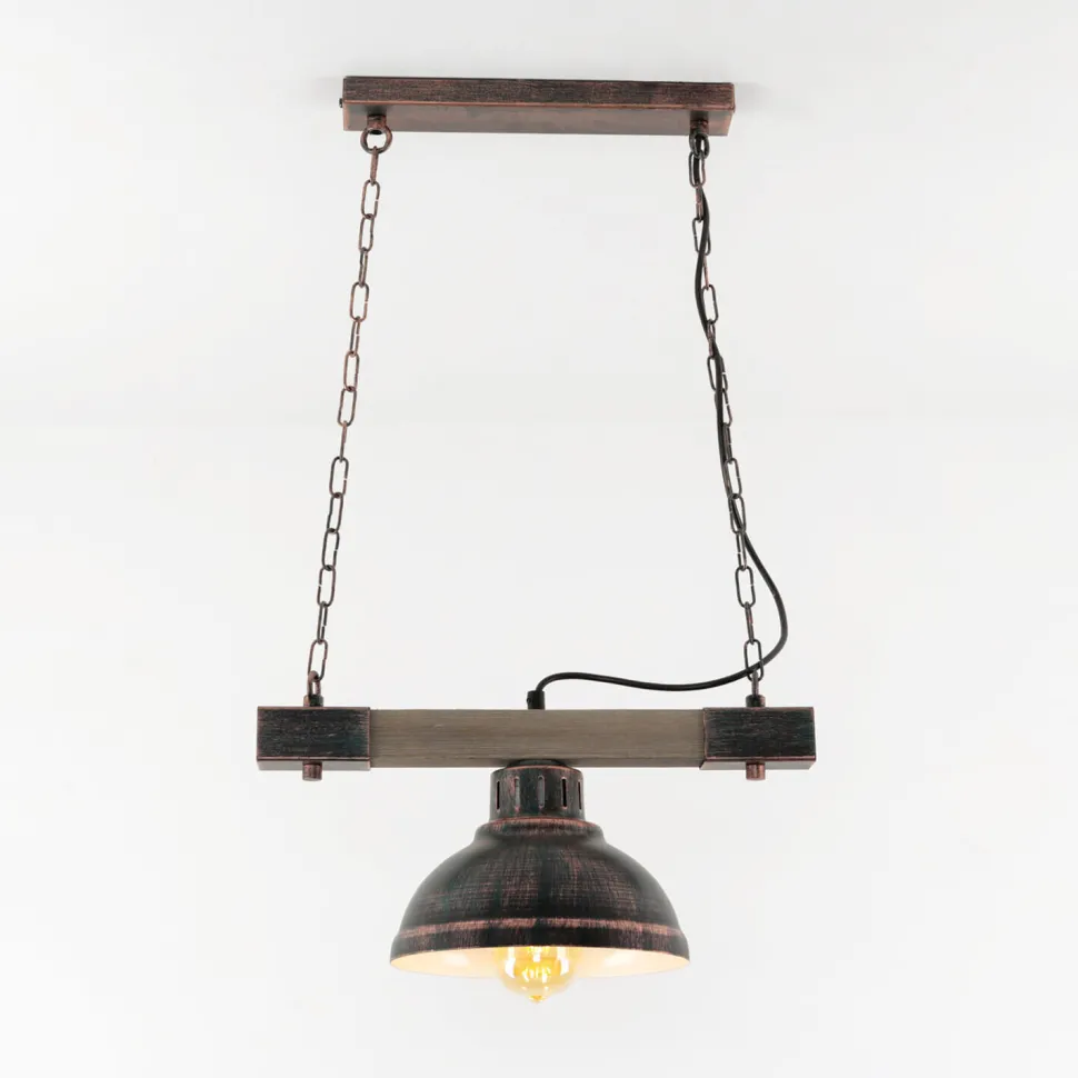 Vintage Lampe hängend HAKON Kupfer Antik Made in EU