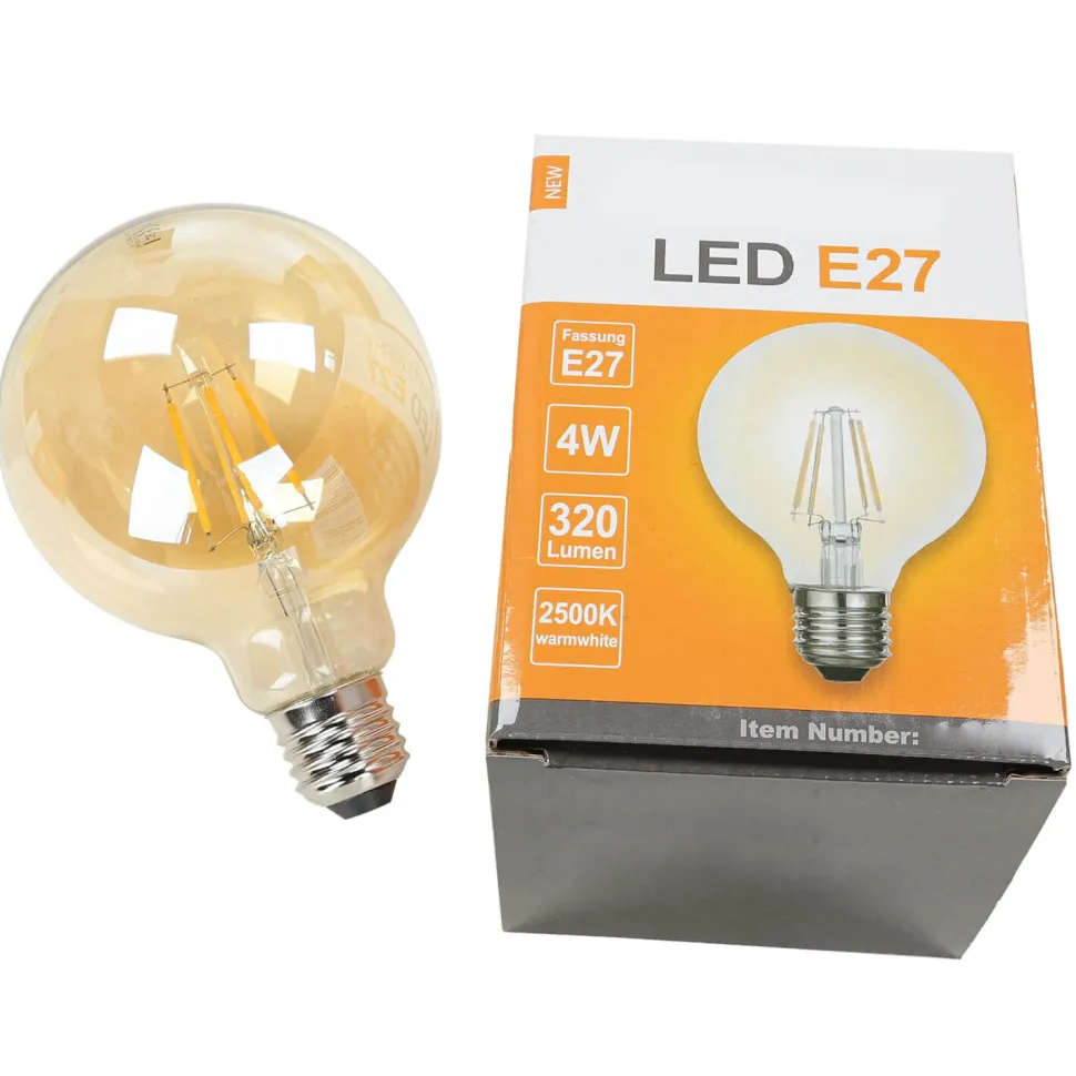 Vintage Leuchtmittel LED Edison E27 2500 K warmweiß 320 lm - LM10061