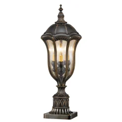 Vintage Sockelleuchte außen Garten Weg H:61cm IP44