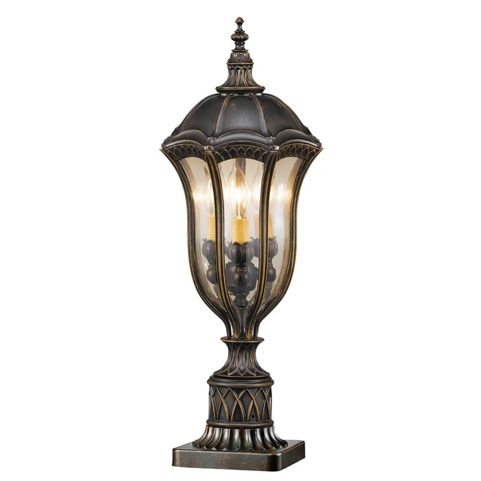 Vintage Sockelleuchte außen Garten Weg H:61cm IP44