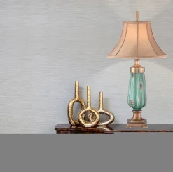 Vintage Tischlampe Keramik Grün Beige H:86cm