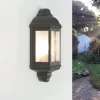 Wand Außenleuchte Anthrazit LIVORNO rustikal E27 IP44
