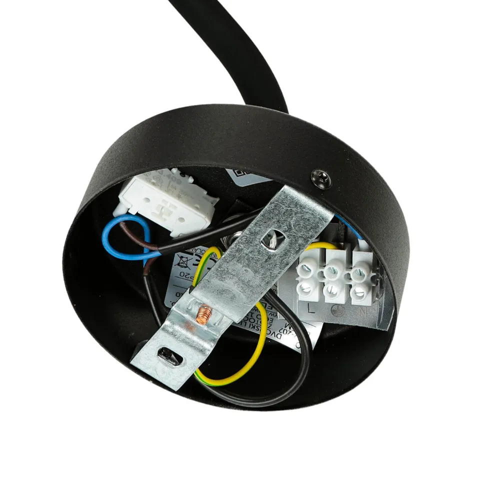 Wand Leselampe mit Schalter Schwarz verstellbar vielseitig