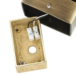 Wand Spot außen IP64 rostfreies Messing GU10 SERRES