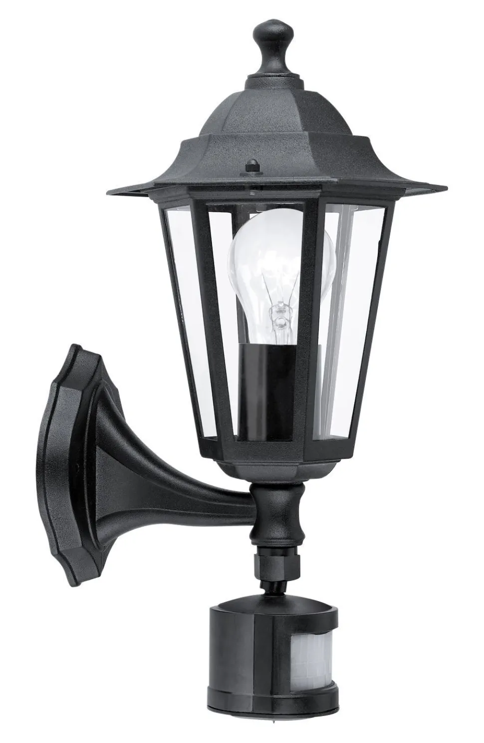 Wandaußenleuchte LATERNA 4 in schwarz