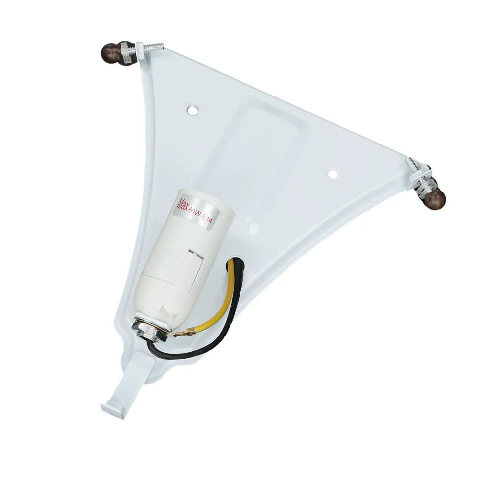 Wandlampe ANABELL 1 Braun Landhaus Lampe Blendarm