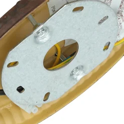 Wandlampe ANABELL 1 in Braun B:16cm Landhaus Lampe