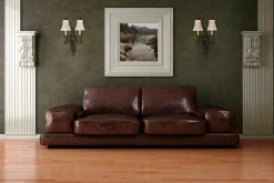 Wandlampe ANABELL 1 Walnuss 2xE27 Landhaus Lampe