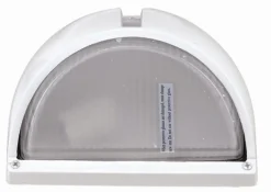 Wandlampe Außen Aluminium IP44 Maritim Weiß BILLAND