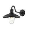 Wandlampe außen H: 33,1 cm IP44 Schwarz E27 Maritim