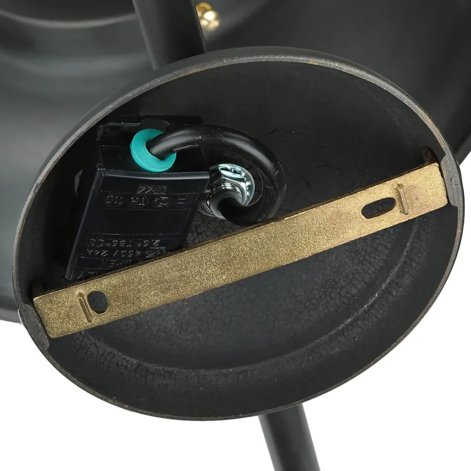 Wandlampe außen H: 45 cm Maritim Echt-Messing