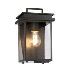 Wandlampe außen in Bronze antik Rustikal IP44 E27