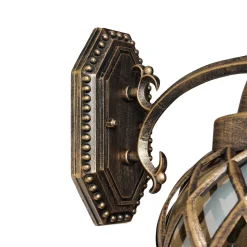 Wandlampe Außen in Kupfer antik IP44 Vintage