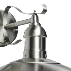 Wandlampe außen IP44 in Silber maritimes Design OSLO