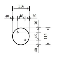 Wandlampe außen IP44 in Silber maritimes Design OSLO