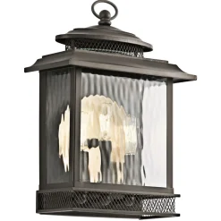 Wandlampe Außen IP44 Rustikal Vintage in Bronze antik