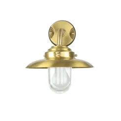 Wandlampe Außen Laterne Messing Maritim IP64 Haus