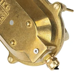 Wandlampe Außen Messing Glas Haus oval Maritim