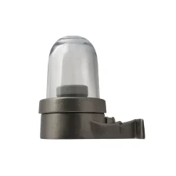 Wandlampe außen Messing Glas H: 15 cm IP64 Nickel matt