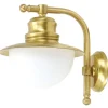 Wandlampe Außen Messing Glas Maritim Balkon Hof